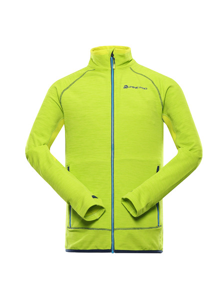 ALPINE PRO Hanorac quick-dry pentru bărbați ALPINE PRO ONNEC lime green