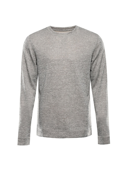 ALPINE PRO Tricou bărbătesc cu mânecă lungă ALPINE PRO BREK nisip schimbător