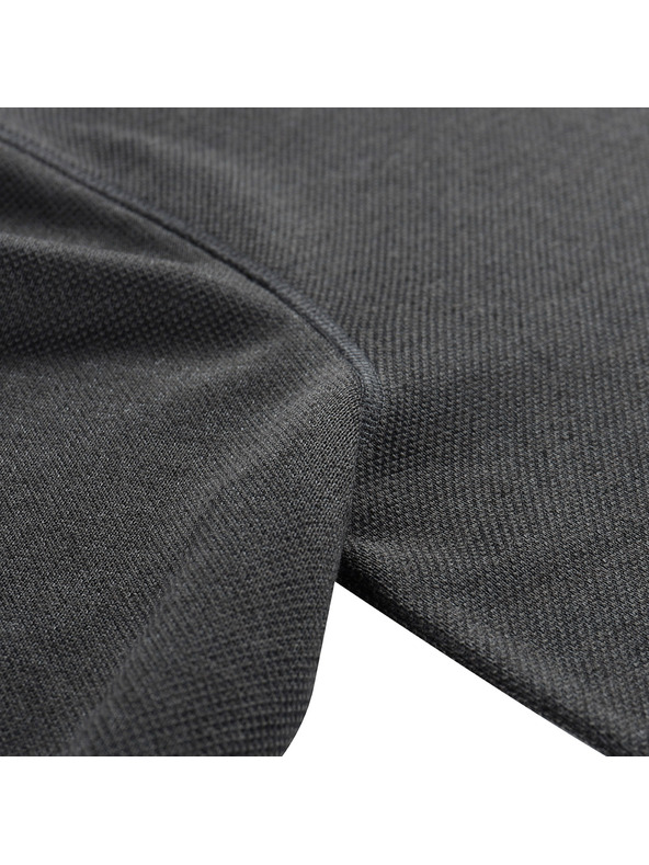 ALPINE PRO Tricou bărbătesc cu mânecă lungă ALPINE PRO BREK gri închis adevărat