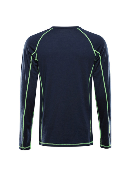 ALPINE PRO Tricou bărbătesc merino ALPINE PRO MEREN ocean luminat