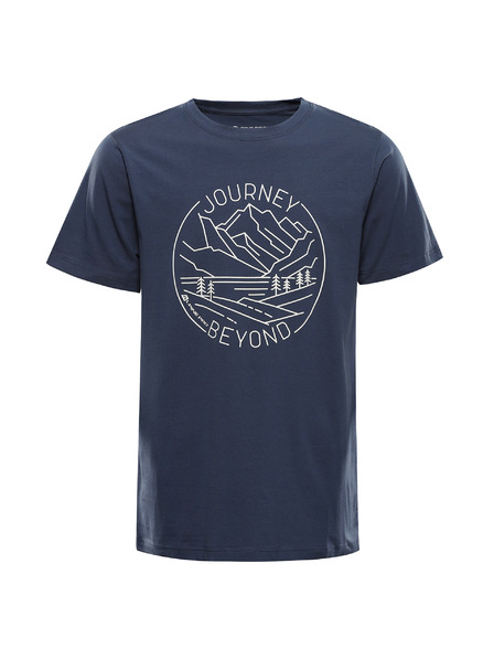 ALPINE PRO Tricou din bumbac pentru bărbați ALPINE PRO MOROL indigo vintage varianta pd