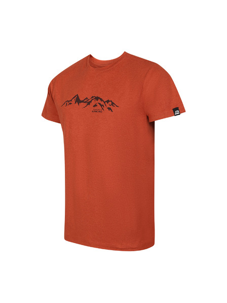 ALPINE PRO Tricou melanj pentru bărbați din material reciclat ALPINE PRO GORAF 2 argilă roșie varianta pb