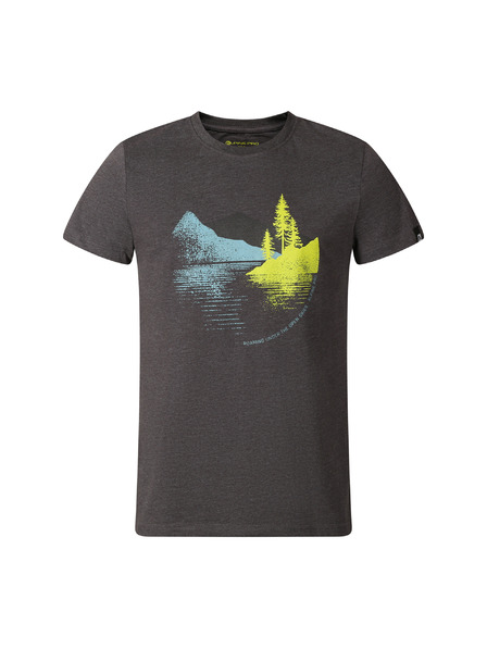 ALPINE PRO Tricou sport pentru bărbați cu cool dry ALPINE PRO BOLEN gri întunecată varianta pb