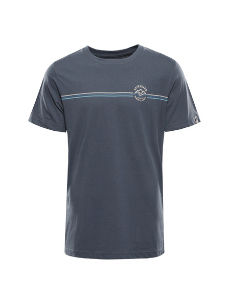 ALPINE PRO Tricou bărbătesc din bumbac organic ALPINE PRO TERMES 3 dark slate varianta pe