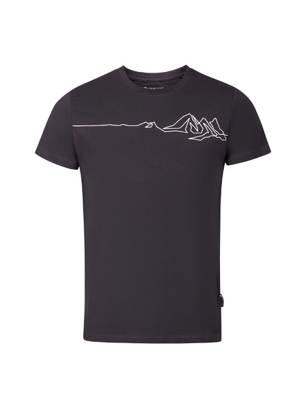 ALPINE PRO Tricou bărbătesc din bumbac ALPINE PRO NORD obsidian varianta pb