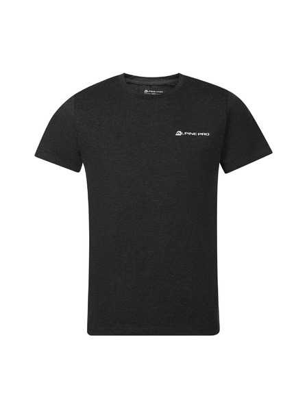 ALPINE PRO Tricou din bumbac pentru bărbați cu bumbac fin ALPINE PRO FRAB negru