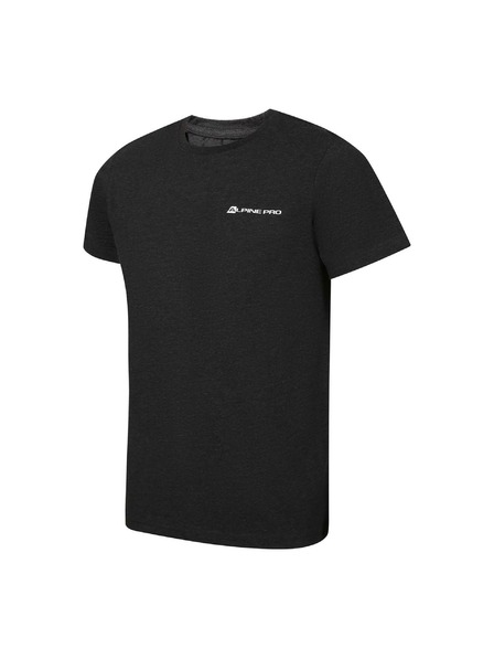 ALPINE PRO Tricou din bumbac pentru bărbați cu bumbac fin ALPINE PRO FRAB negru
