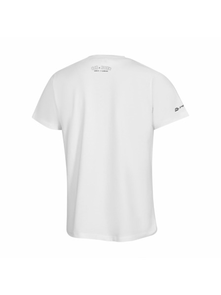 ALPINE PRO Tricou din bumbac pentru bărbați Bob și Bobek ALPINE PRO BOBB alb