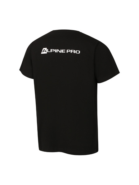 ALPINE PRO Tricou din bumbac pentru bărbați cu bumbac fin ALPINE PRO FRAB negru varianta pb