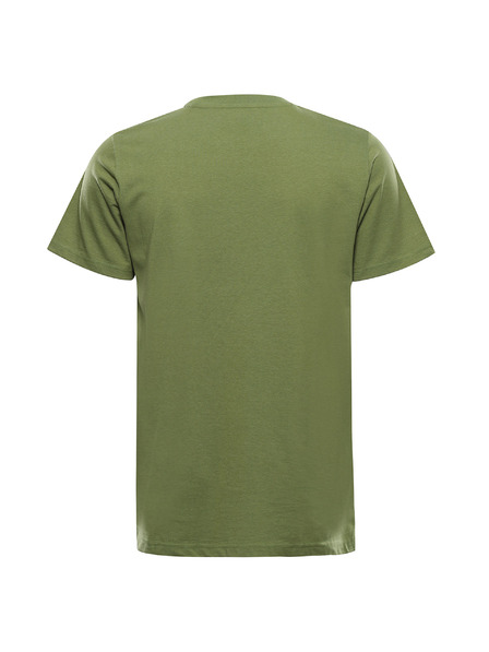 ALPINE PRO Tricou pentru bărbați cu tratament cool-dry ALPINE PRO GREM 2 verde țestoasă varianta pe