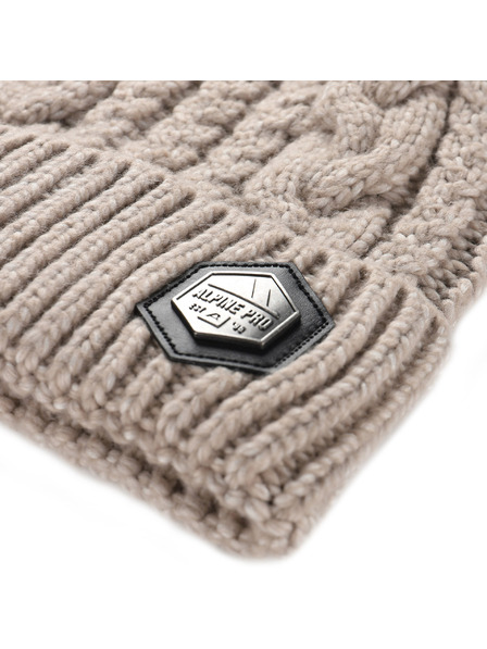 ALPINE PRO Cască de iarnă cu pompom ALPINE PRO ORGE moonbeam