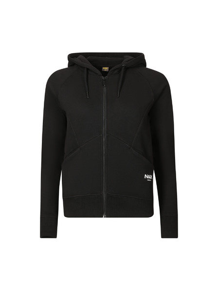 NAX Hanorac din bumbac pentru femei NAX JURETA negru