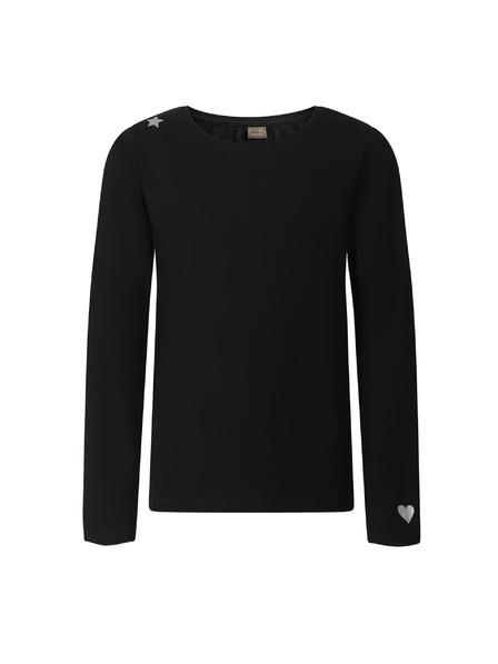 NAX Tricou din bumbac pentru copii nax NAX POLTO negru