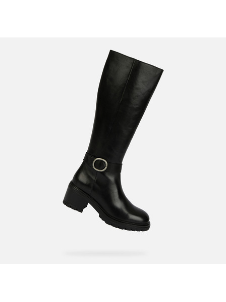 Geox Cizme negre pentru femei Geox Damiana