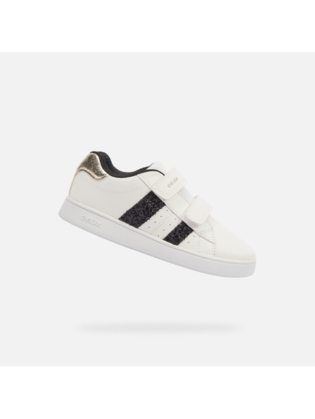 Geox Teniși albi pentru fete Geox Eclyper Girl