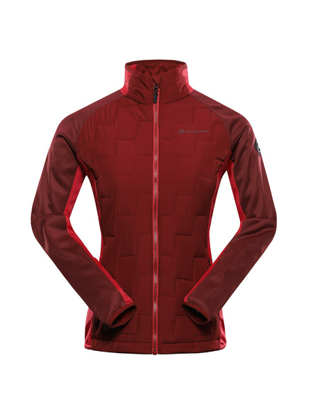 ALPINE PRO Hanorac cu umplutură merino pentru femei ALPINE PRO JORWA merlot