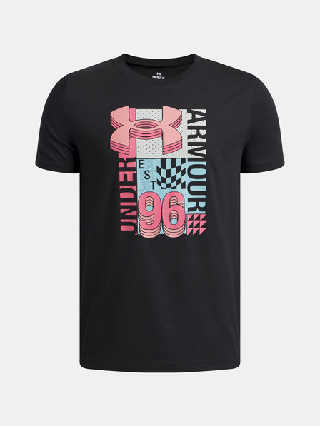 Under Armour Tricou pentru băieți Under Armour UA B LOGO WM COLLAGE SS-BLK