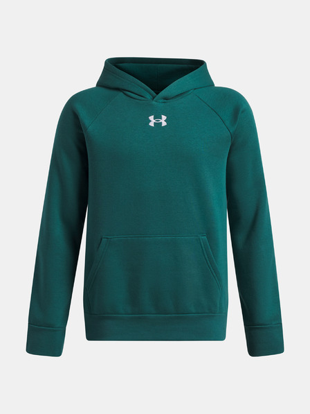 Under Armour Hanorac pentru băieți Under Armour UA Rival Fleece Hoodie-GRN