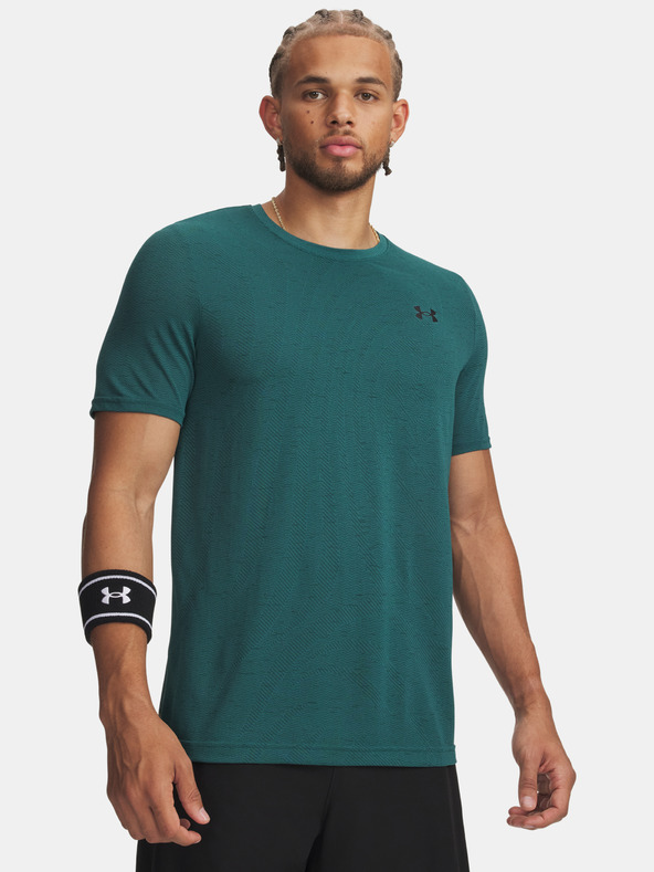 Under Armour Tricou pentru bărbați Under Armour Vanish Seamless Novelty SS-GRN