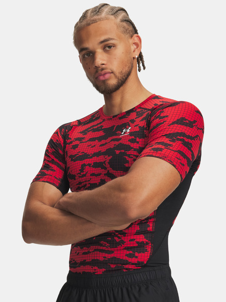 Under Armour Tricou pentru bărbați Under Armour UA HG Printed SS-BLK