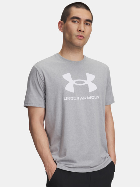 Under Armour Tricou pentru bărbați Under Armour UA SPORTSTYLE LOGO UPDATE SS-GRY