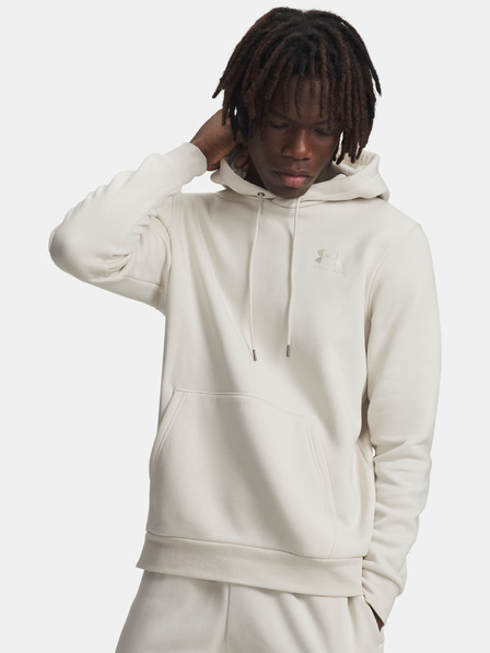 Under Armour Hanorac bărbați Under Armour UA Icon Fleece Hoodie-WHT