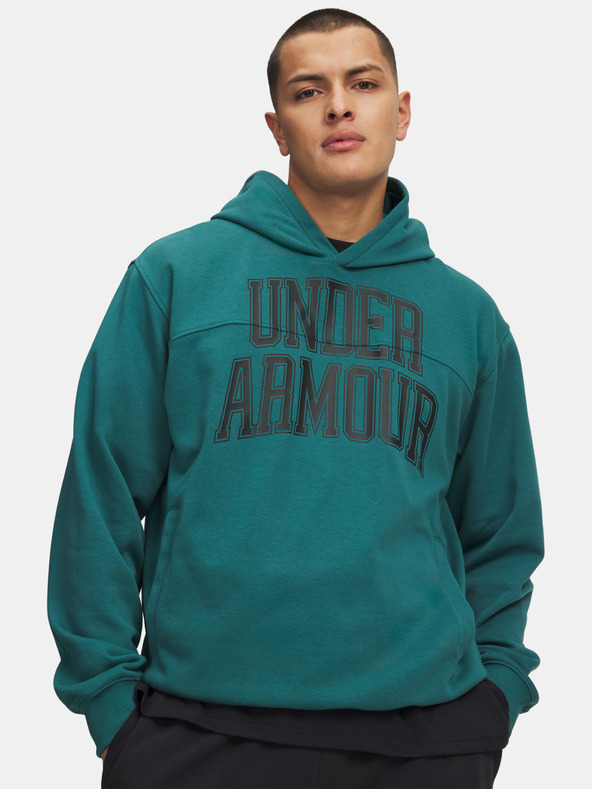 Under Armour Hanorac bărbați Under Armour UA Rival LW Graphic Hoodie-GRN