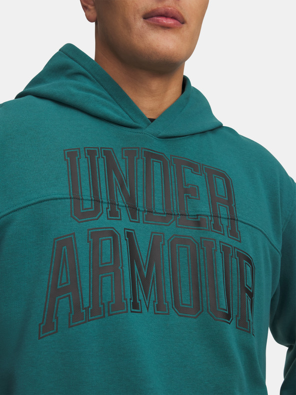 Under Armour Hanorac bărbați Under Armour UA Rival LW Graphic Hoodie-GRN