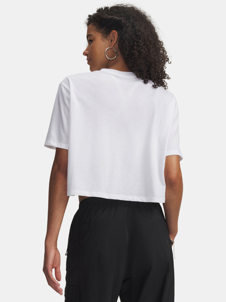 Under Armour Tricou damă Under Armour UA W WM CROP SS-WHT