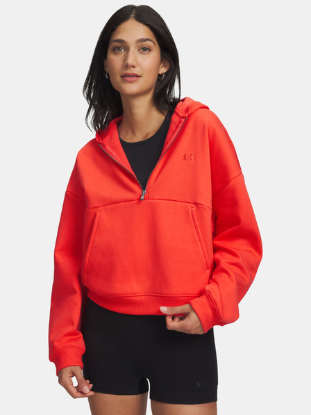 Under Armour Hanorac damă Under Armour UA Icon Fleece HZ Hoodie-RED