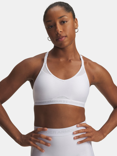 Under Armour Sutien damă Under Armour UA Crossback Low Bra-WHT