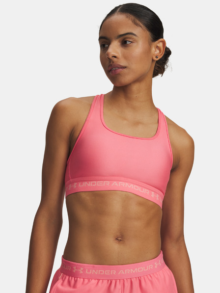 Under Armour Sutien pentru femei Under Armour Crossback Mid Bra-PNK