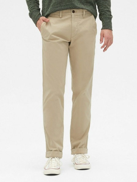 GAP Pantaloni essential khaki straight fit GapFlex GAP