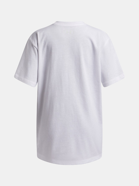 Under Armour Tricou pentru fete Under Armour UA G BLOCK LOGO OS SS