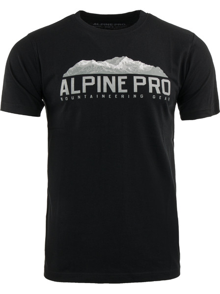 ALPINE PRO Tricou din bumbac pentru bărbați ALPINE PRO MODEN negru
