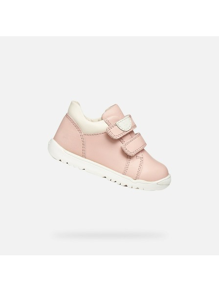 Geox Pantofi roz deschis pentru primii pași pentru fete Geox Macchia