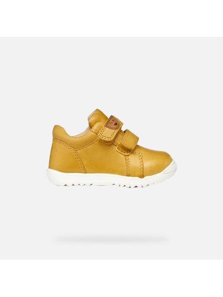 Geox Adidași galbeni pentru primii pași pentru băieți Geox Macchia