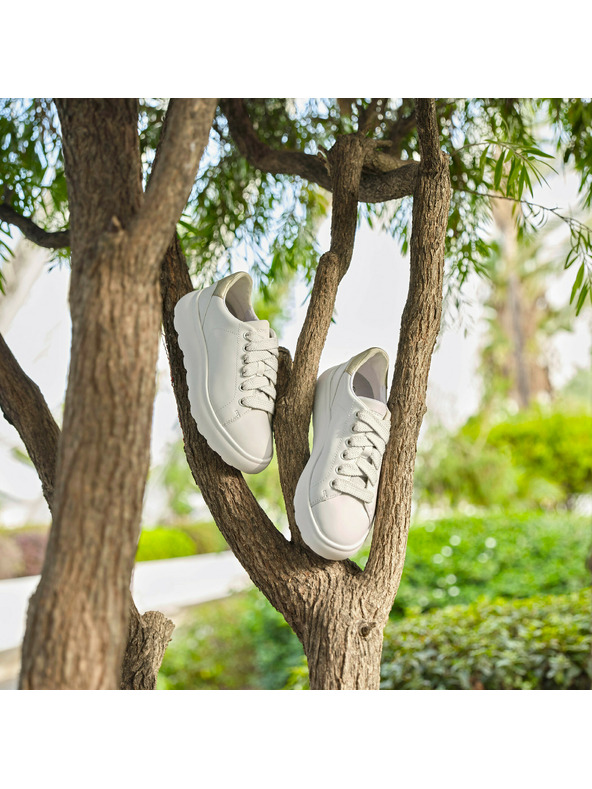 Geox Adidași Geox Spherica Ec4.1 albi pentru femei