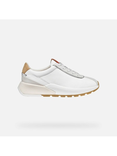 Geox Adidași albi pentru femei Geox Metropoli