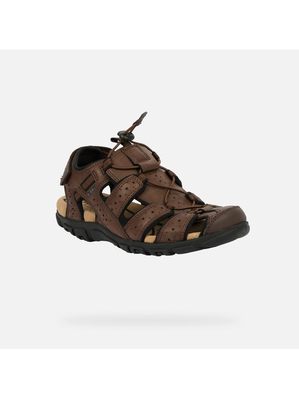 Geox Geox Omo Sandal Strada sandale maro-închis pentru bărbați