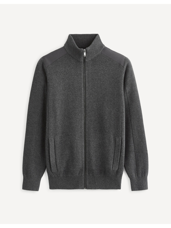 Celio Pulover basic gri închis Celio Vemilano