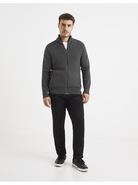 Celio Pulover basic gri închis Celio Vemilano