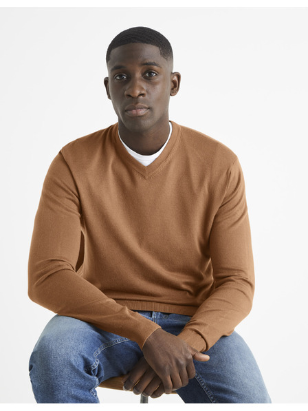Celio Pulover bărbați maro Celio Befirstv