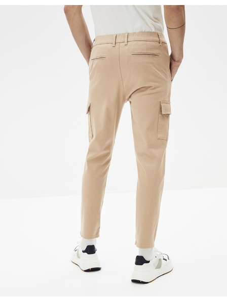 Celio Pantaloni scurți bej cu buzunare pentru bărbați Celio Cargo Ronar