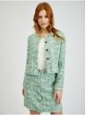 Orsay Jachetă verde cu model ORSAY de dama