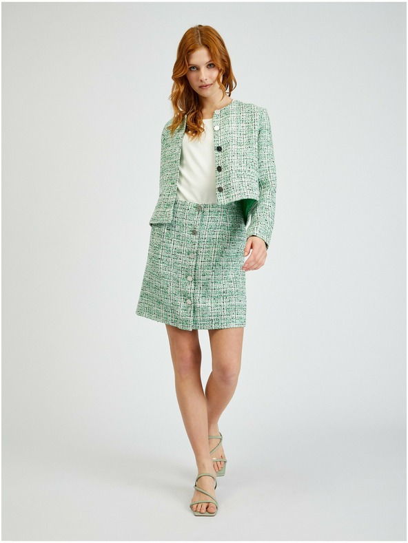 Orsay Jachetă verde cu model ORSAY de dama
