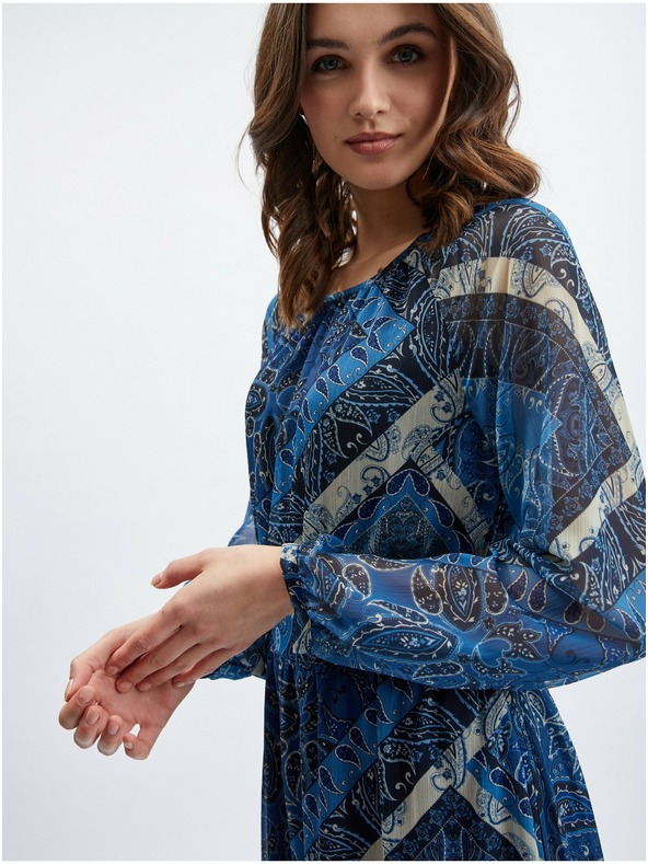 Orsay Rochie de damă albastru închis cu model ORSAY
