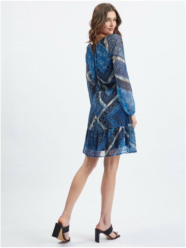 Orsay Rochie de damă albastru închis cu model ORSAY