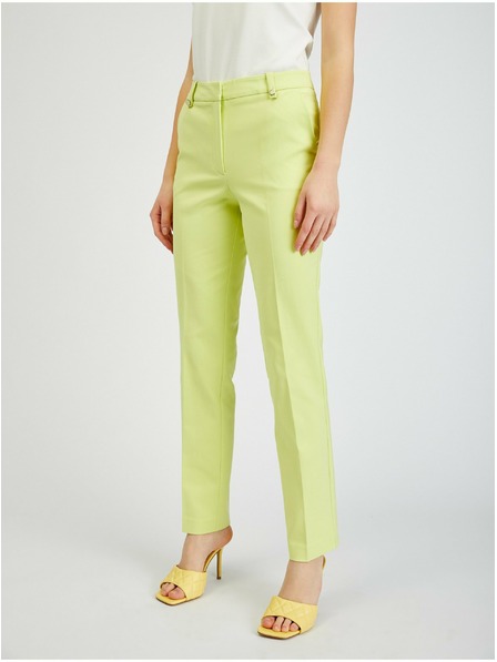 Orsay Pantaloni de damă verde deschis ORSAY
