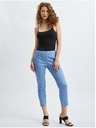 Orsay Pantaloni trei sferturi de damă albaștri cu buline ORSAY